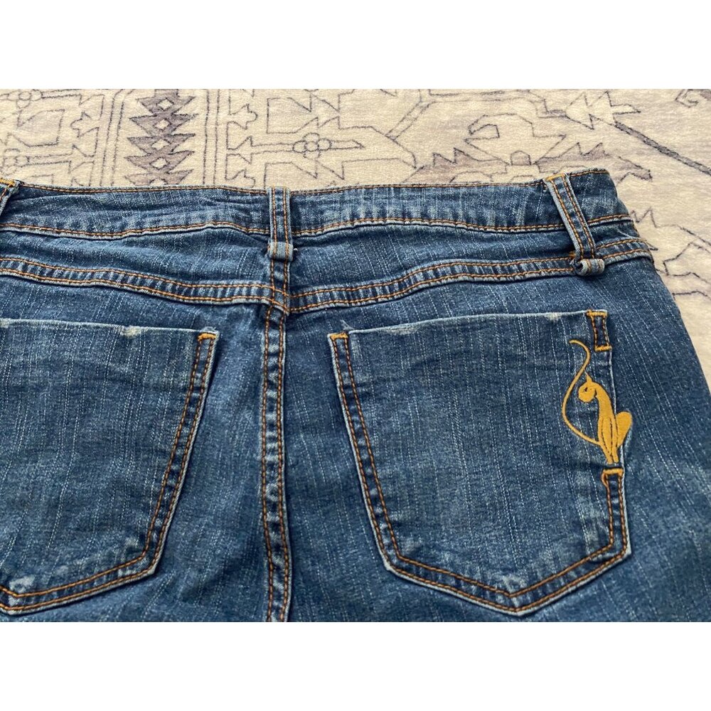 Vintage Phat Fashions Silver Label Juniors Bootcut Jeans Size 9 Tall Denim Y2K - Picture 2 of 5